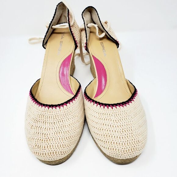 Via Spiga Lenox Crochet Wedges - Picture 2 of 8